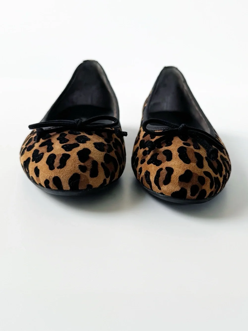 PAUL GREEN Ursula Ballet Flat Sisal Leo Velvet Animal | US 7
